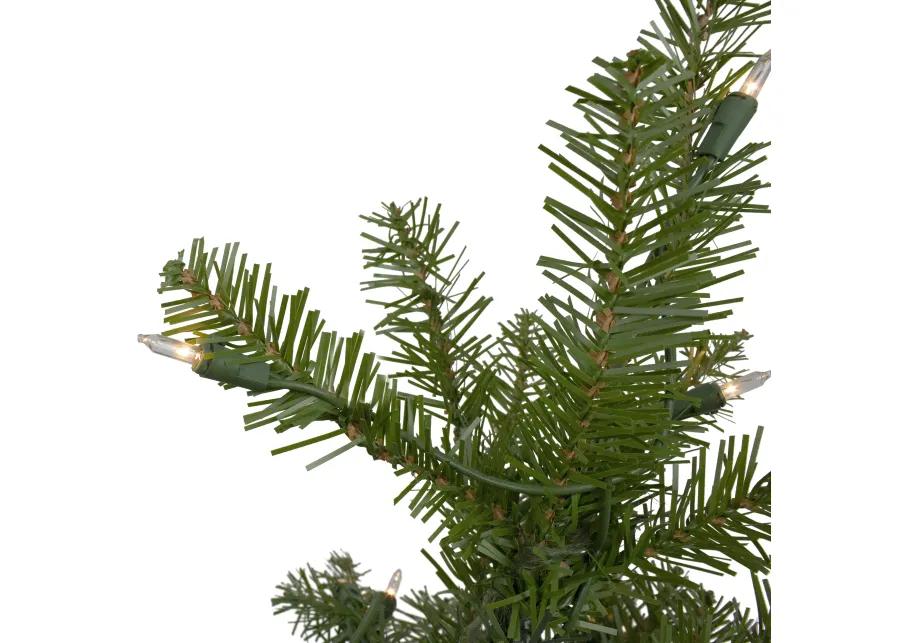 10' Pre-Lit Green Medium Northern Pine Artificial Christmas Tree - Clear Lights