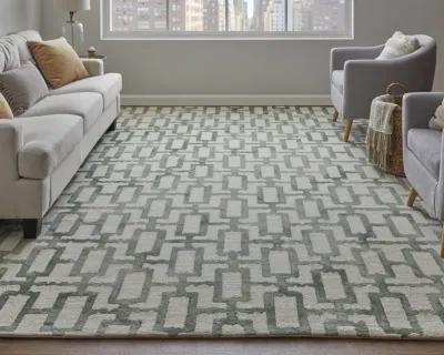 Lorrain 8919F Ivory/Green 9'6" x 13'6" Rug