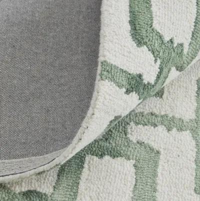 Lorrain 8919F Ivory/Green 9'6" x 13'6" Rug