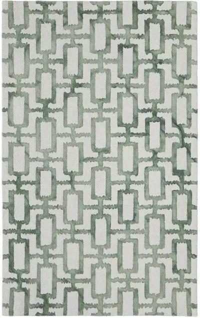 Lorrain 8919F Ivory/Green 9'6" x 13'6" Rug