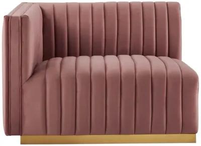 Conjure Channel Tufted Performance Velvet Sofa