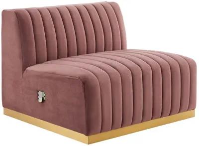 Conjure Channel Tufted Performance Velvet Sofa