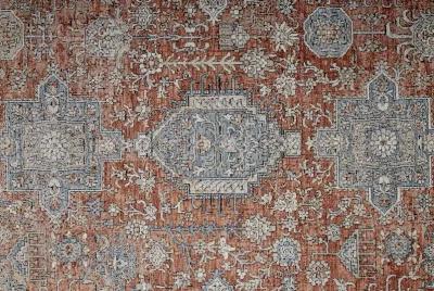 Marquette 3761F Red/Orange/Blue 2'8" x 12' Rug