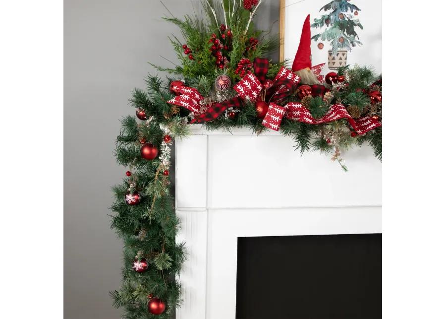 9' x 10" Yorkville Pine Artificial Christmas Garland - Unlit