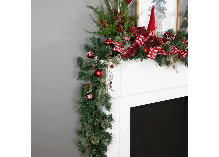 9' x 10" Yorkville Pine Artificial Christmas Garland - Unlit