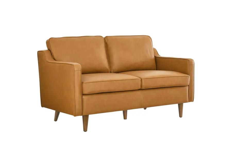 Impart Genuine Leather Loveseat