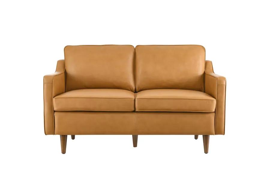 Impart Genuine Leather Loveseat