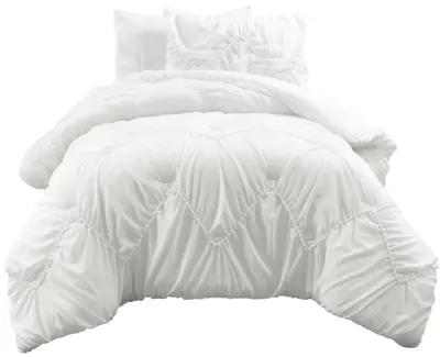 Ruched Chevron Comforter 2-Pc Set