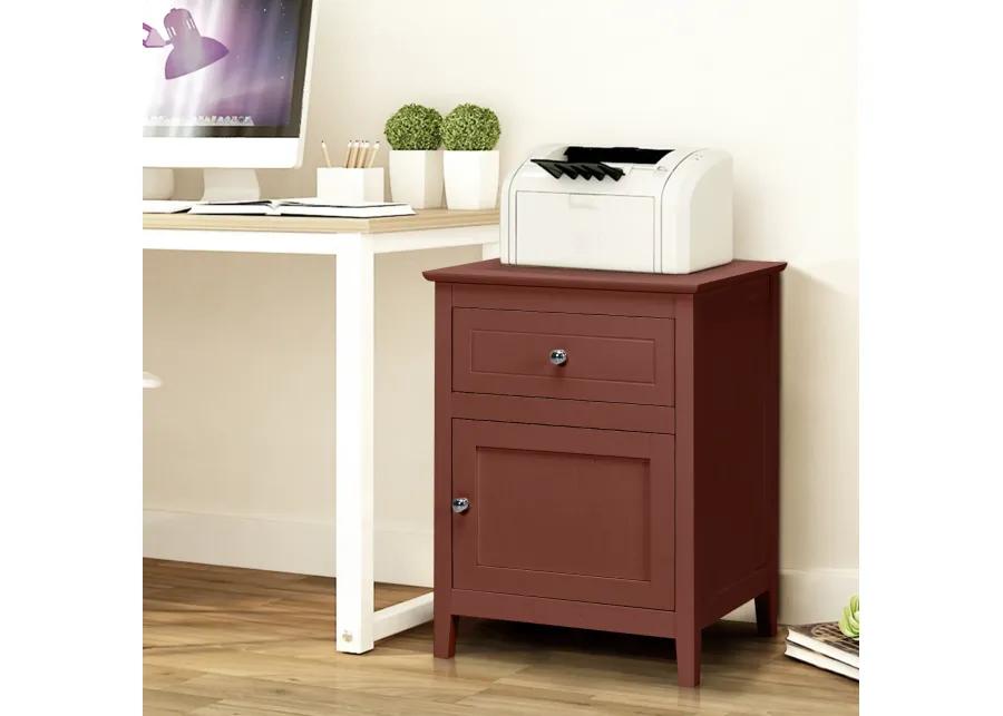 2-Tier Accent Table with Spacious Tabletop