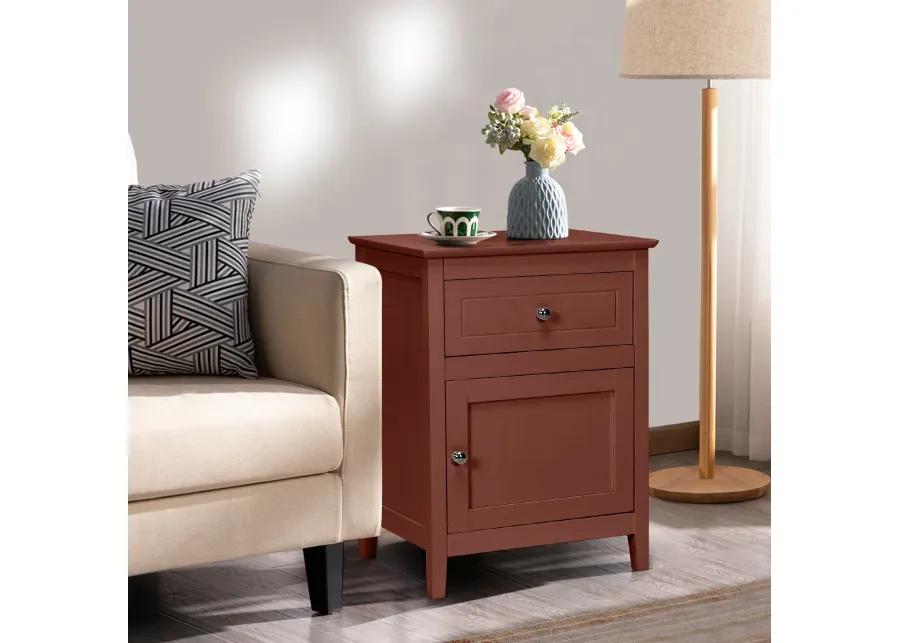 2-Tier Accent Table with Spacious Tabletop