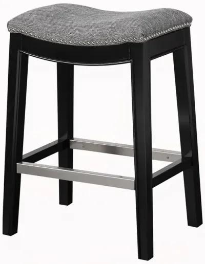 Gracie Mills Jerrell Modern Backless Saddle Counter Stool