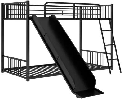 Merax Modern Bunk Bed with Slide Ladder