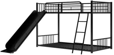 Merax Modern Bunk Bed with Slide Ladder