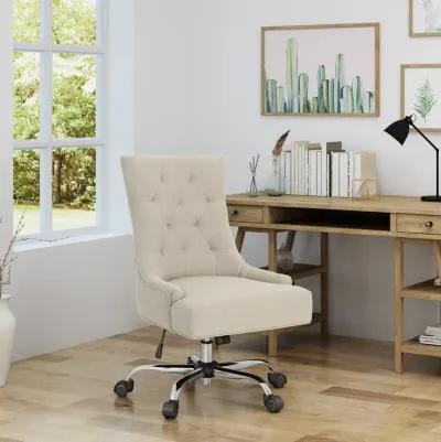 Elegant Tufted Office Chair for Productivity and Comfort