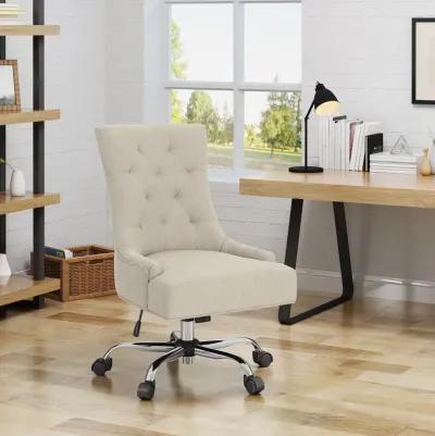 Elegant Tufted Office Chair for Productivity and Comfort