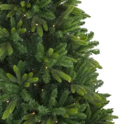 9' Pre-Lit Gunnison Pine Artificial Christmas Tree -  Warm White LED Lights