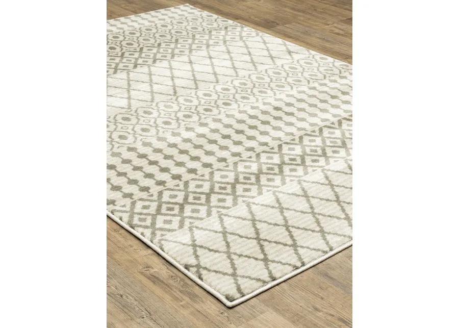 Georgia 1'10" x 7'6" Ivory Rug