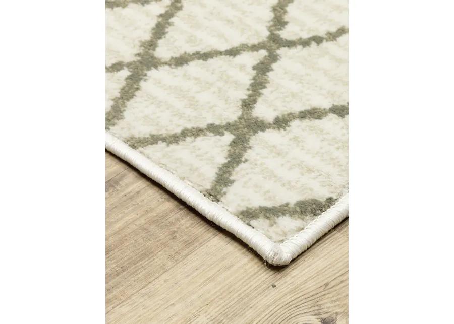 Georgia 1'10" x 7'6" Ivory Rug