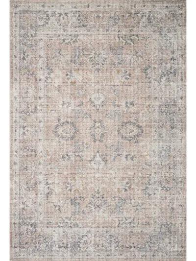 Skye SKY01 Blush/Grey 8' x 8' Round Rug