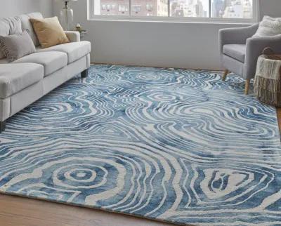 Lorrain 8920F Blue/Ivory 9'6" x 13'6" Rug