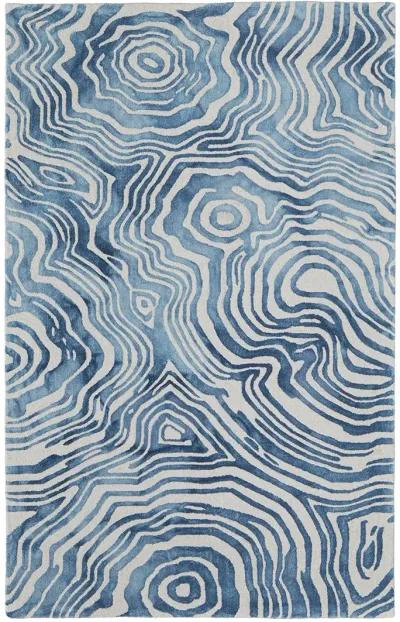 Lorrain 8920F Blue/Ivory 9'6" x 13'6" Rug