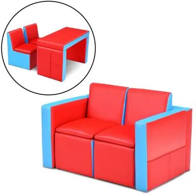 Multi-functional Kids Sofa Table Chair Set