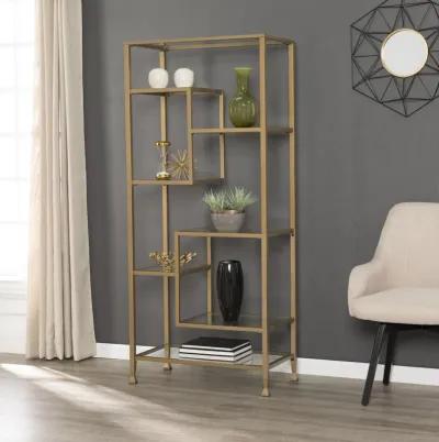 Bexley Metal/Glass Bookcase