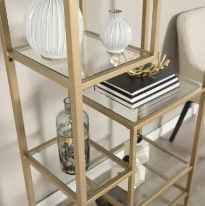 Bexley Metal/Glass Bookcase