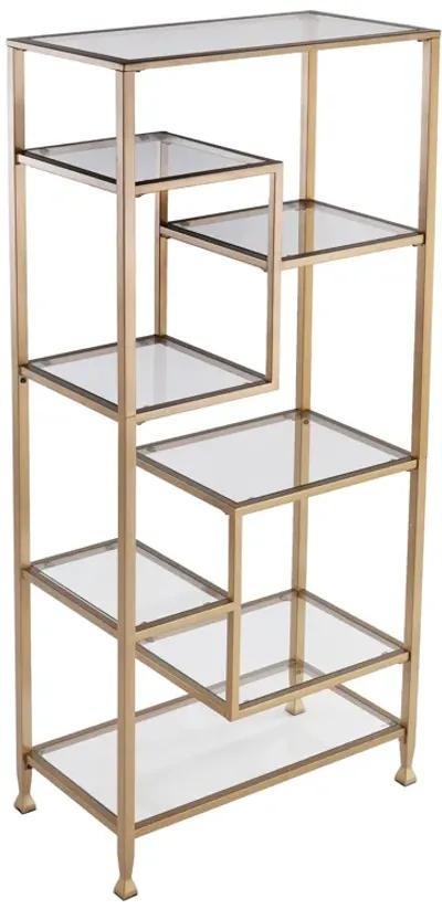 Bexley Metal/Glass Bookcase