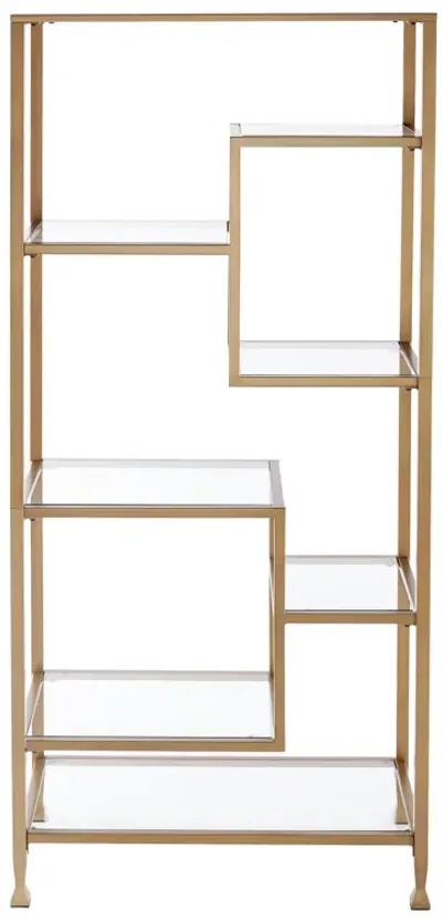 Bexley Metal/Glass Bookcase