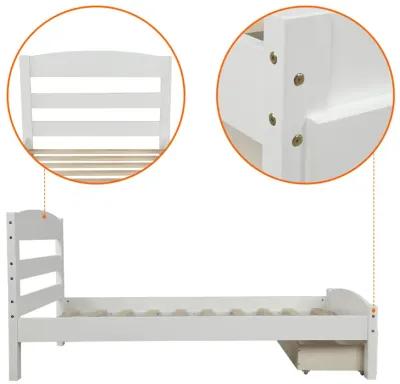 Merax Platform Twin Bed Frame