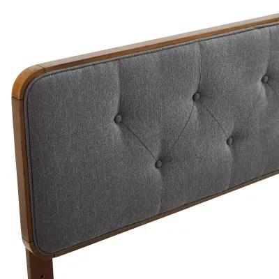 Modway - Collins Tufted Queen Fabric and Wood Headboard