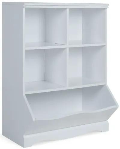 Five-Cubby Open Storage Cabinet