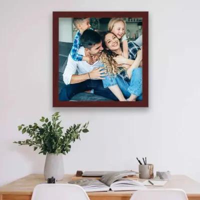 Dark Walnut Square Picture Frame