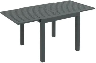 Extendable Patio Dining Table for 4-6 Outdoor Dining Table Gray