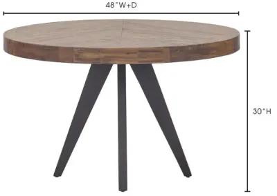 Moe�s Parq Round Dining Table Amber