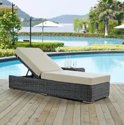 Modway Summon Outdoor Patio Sunbrella Chaise Lounge