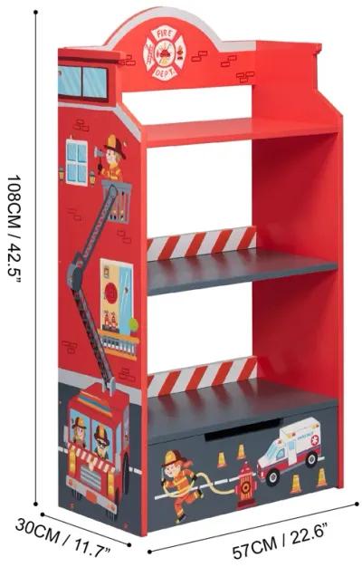 Fantasy Fields - Toy Furniture -Little Fire Fighters Bookshelf