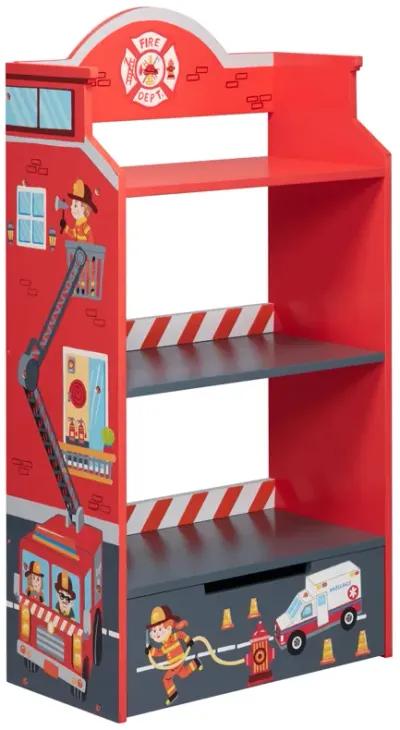 Fantasy Fields - Toy Furniture -Little Fire Fighters Bookshelf