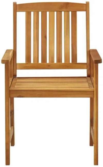 vidaXL Patio Chairs 6 pcs Solid Acacia Wood