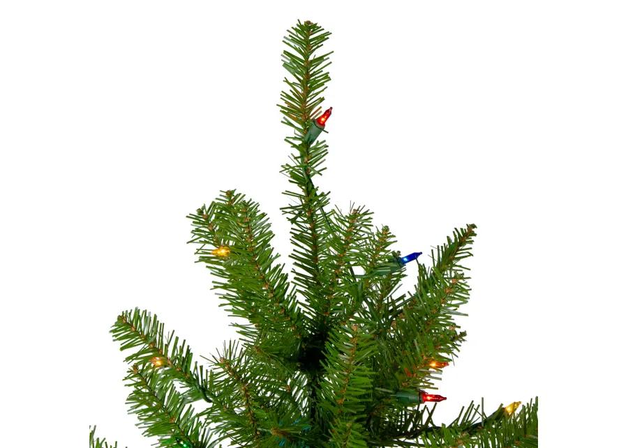 6.5 Pre Lit Northern Pine Full Artificial Christmas Tree Multi-Color Lights