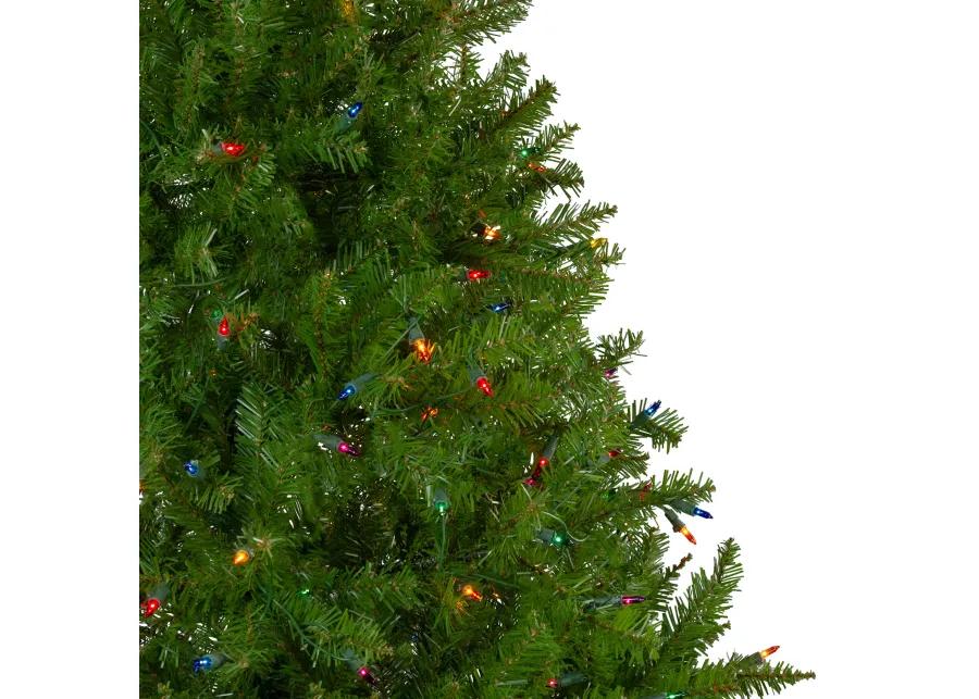 6.5 Pre Lit Northern Pine Full Artificial Christmas Tree Multi-Color Lights