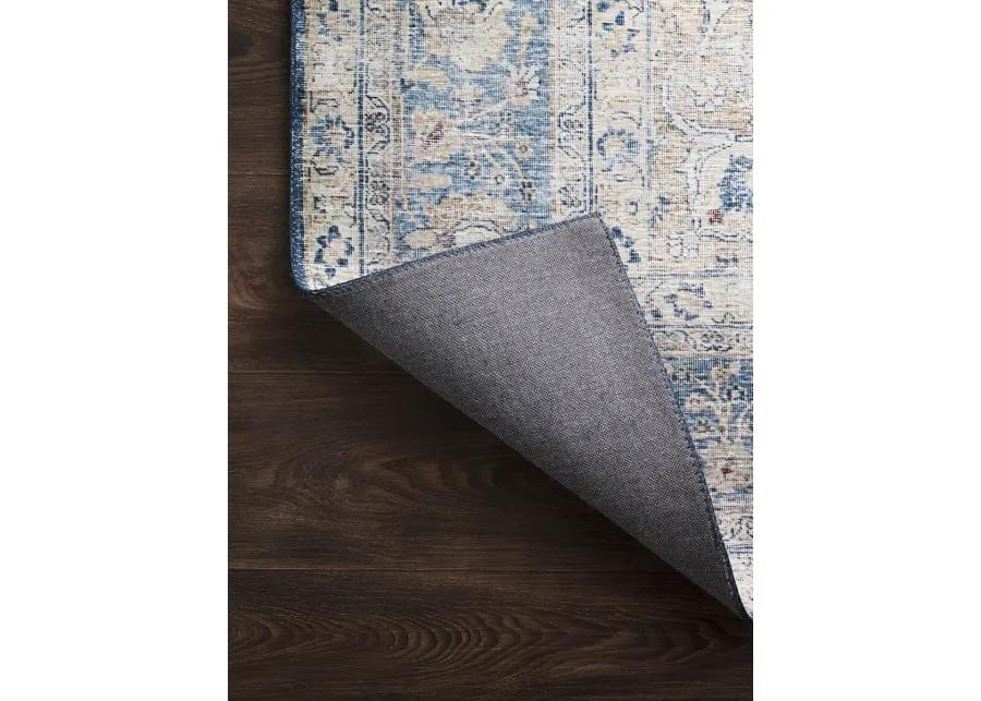 Layla LAY07 Blue/Tangerine 5' x 7'6" Rug