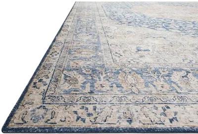 Layla LAY07 Blue/Tangerine 5' x 7'6" Rug