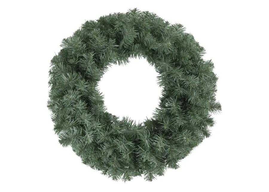 Colorado Blue Spruce Artificial Christmas Wreath  24-Inch  Unlit