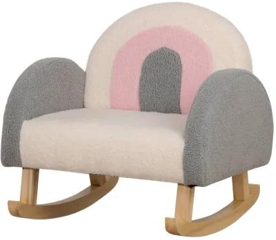 Rocking Toddle Sofa Chair for Nursery Kindergarten Playroom Bedroom - Gray