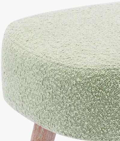 WestinTrends Genevieve 21" Wide Square Upholstered Cushion Ottoman Foot Stool