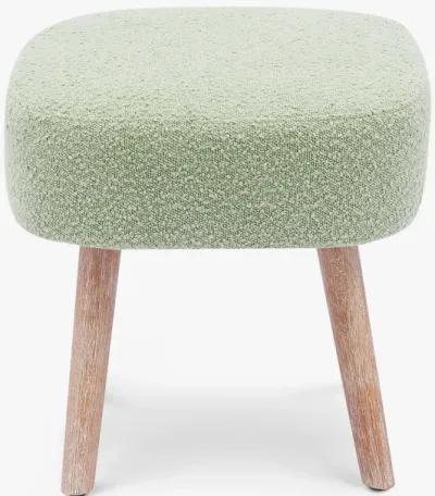 WestinTrends Genevieve 21" Wide Square Upholstered Cushion Ottoman Foot Stool