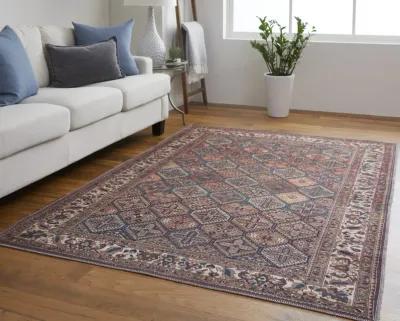 Rawlins 39HKF Brown/Red/Ivory 3'11" x 6' Rug