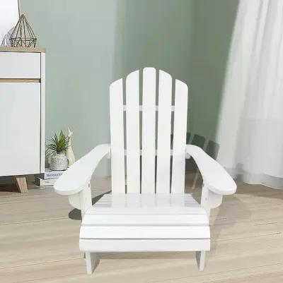 Outdoor Or Indoor Wood Children Adirondack Chair